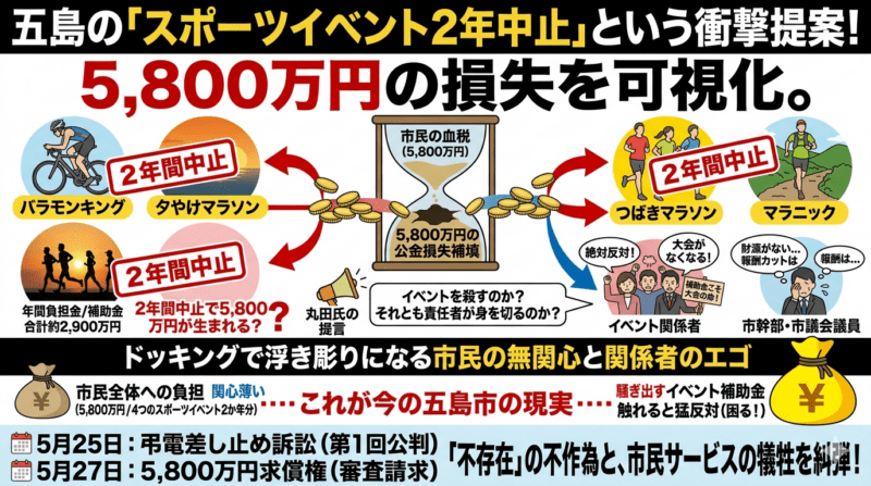 スポーツイベント中止!?