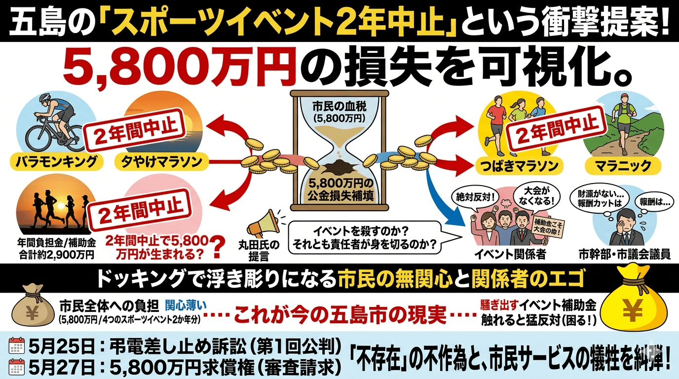 スポーツイベント中止！？