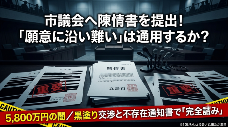 通用するのか！？「願意に沿い難い」